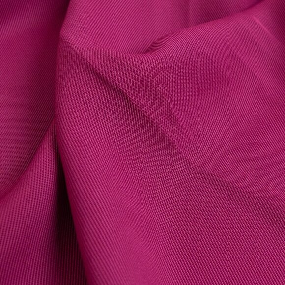 Massimo Dutti Wide Leg High Waisted Palazzo Pants Fuchsia Pink Viscose Trousers - Picture 9 of 11